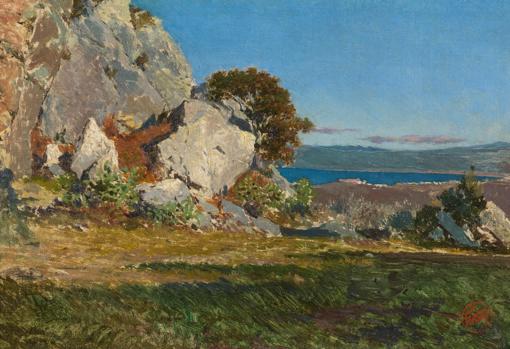 ‘Paisaje napolitano’, de Mariano Fortuny