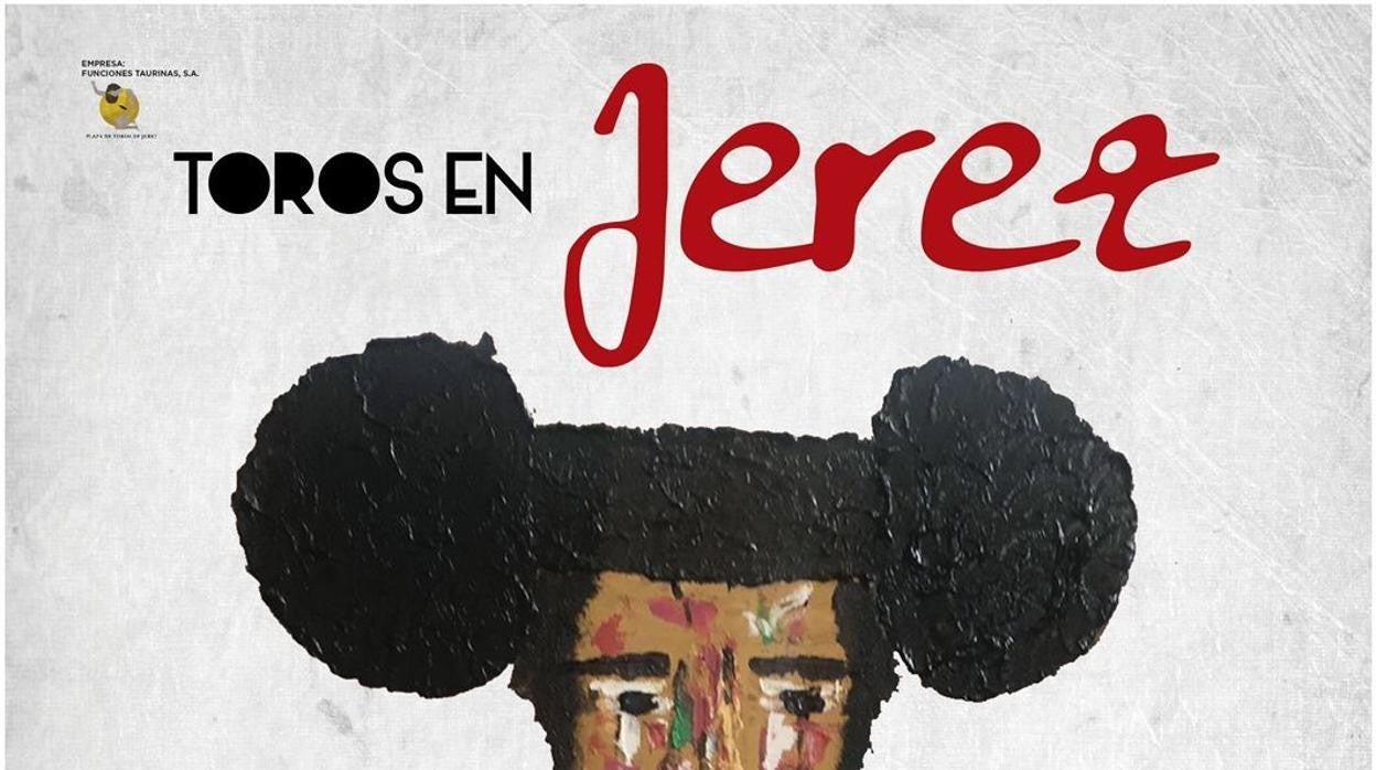 Cartel anunciador de los toros en Jerez