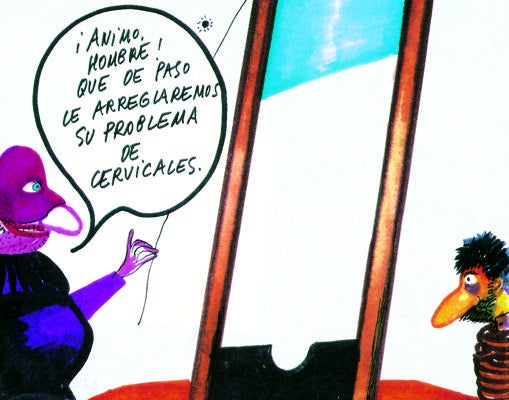 Chumy Chúmez probablemente ofendería hoy a algunos pacientes de cervicalgia