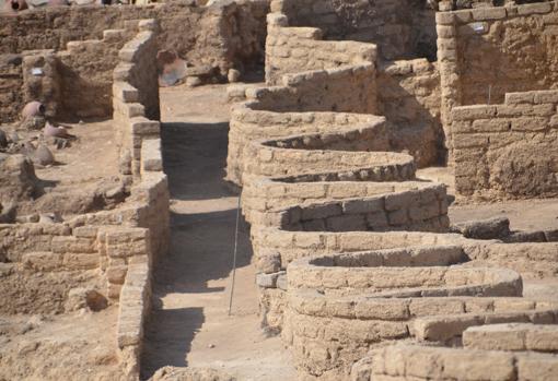 Vista de las cocinas en zigzag