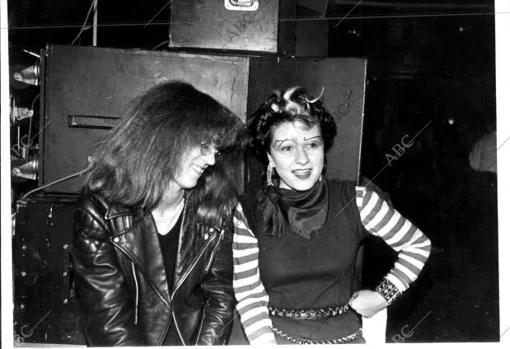 Joey Ramone con Alaska