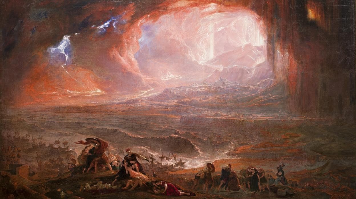 ‘La destrucción de Pompeya y Herculano’, de John Martin