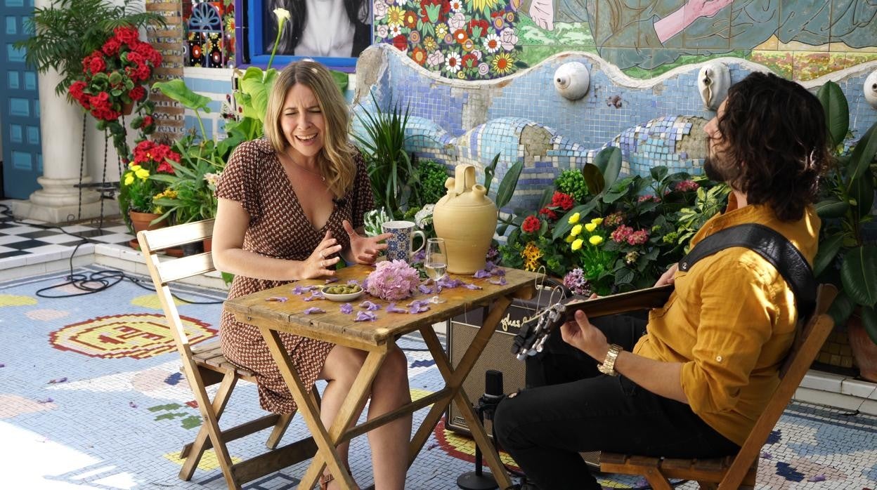 Rocío Márquez junto a Cristian de Moret en la Casa Azul de Córdoba