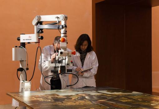 Toma de muestras para el estudio de materiales