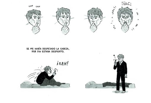 Detalle de una de las viñetas de 'Hambre'