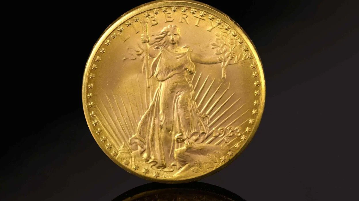 La nueva moneda más cara del mundo: la última águila doble de oro alcanza  los 15,5 millones de euros