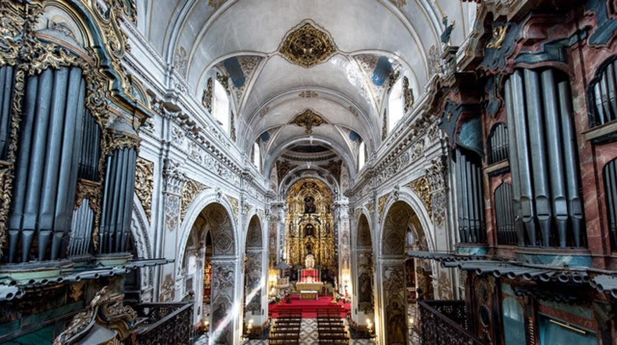 Una imagen de la parroquia de la Magdalena, templo barroco de Sevilla