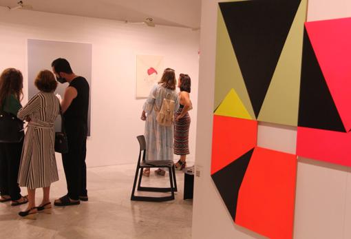 Detalle del estand de Antonia Puyó en la feria