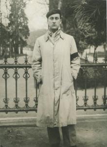 Carlos Martínez-Barbeito, fotografiado durante sus años de estudiante en Madrid