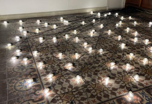 Obra de Boltanski en la nueva sede de Albarrán Boudrais en Menorca