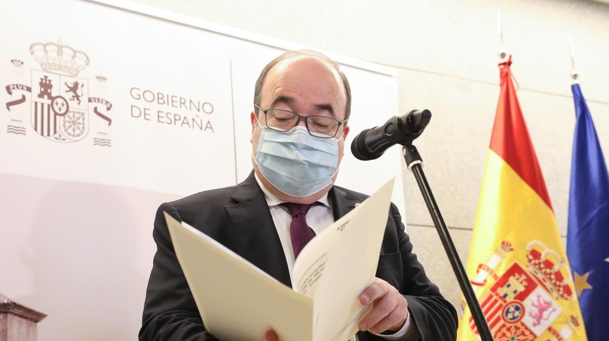 Miquel Iceta, ministro de Cultura