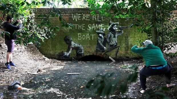 Banksy confirma la autoría de varias obras aparecidas en Inglaterra