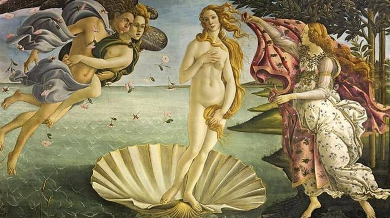 'El nacimiento de Venus', de Sandro Botticelli
