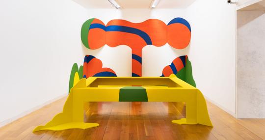 Una de las piezas de la exposición del CGAC