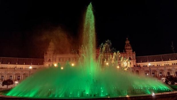 Icónica Sevilla Fest iluminará cada rincón de la Plaza de España y se utilizará un escenario transparente