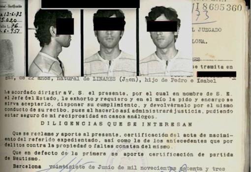 Ficha policial del proyecto 'Vagos y maleantes'