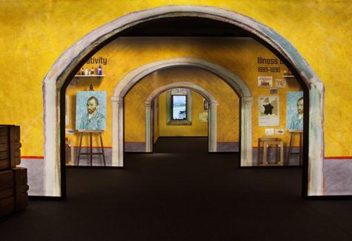 Uno de los espacios de 'Meet Vincent van Gogh'