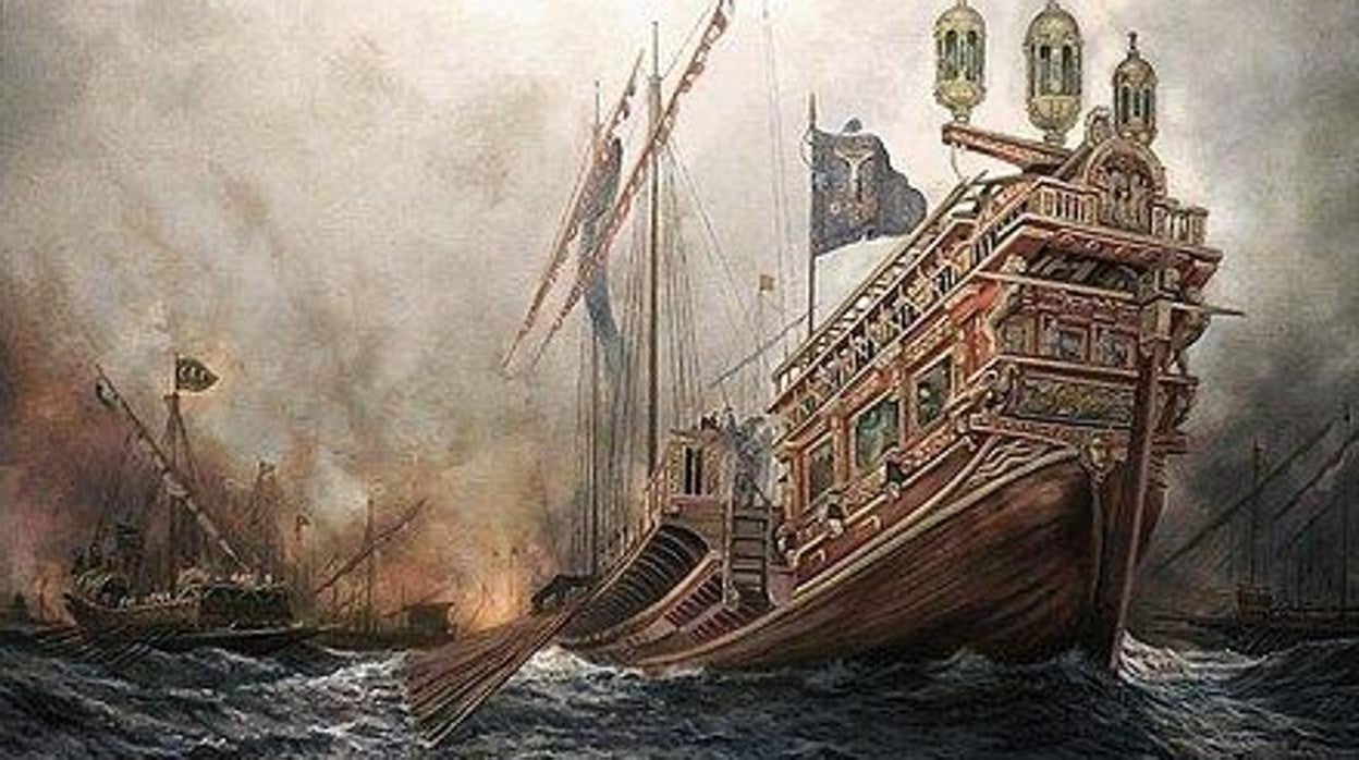 Batalla de Lepanto por Jose Ferre Clauzel