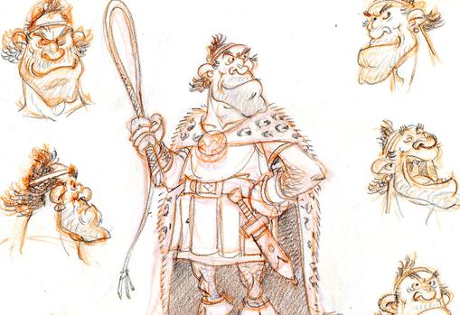 Varios bocetos de Sabiondus