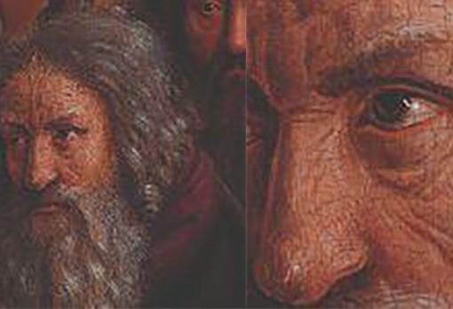 Cabeza atribuida a Jan van Eyck