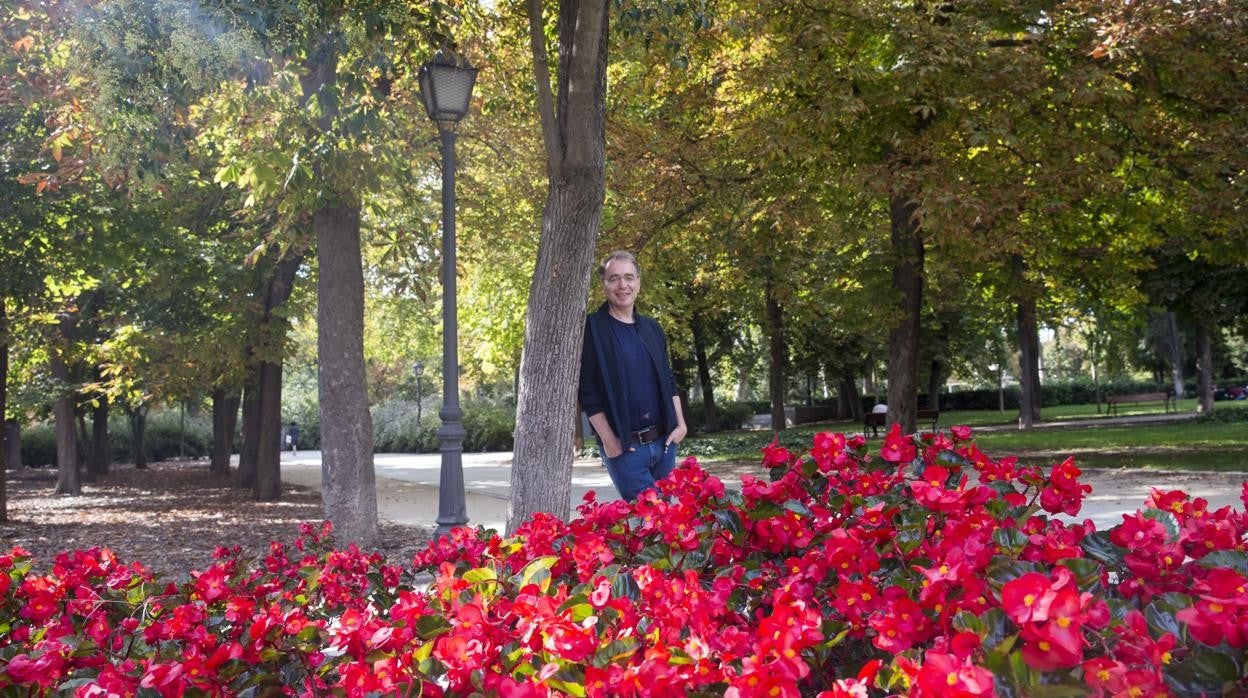 David Safier, retratado en El Retiro