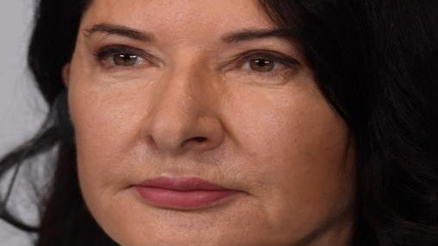 La artista Marina Abramović, fotografiada en Oviedo