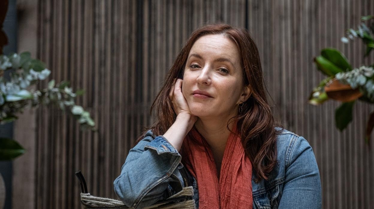 La escritora estadounidense Rebecca Makkai, autora de 'Los optimistas', fotografiada a su paso por Madrid
