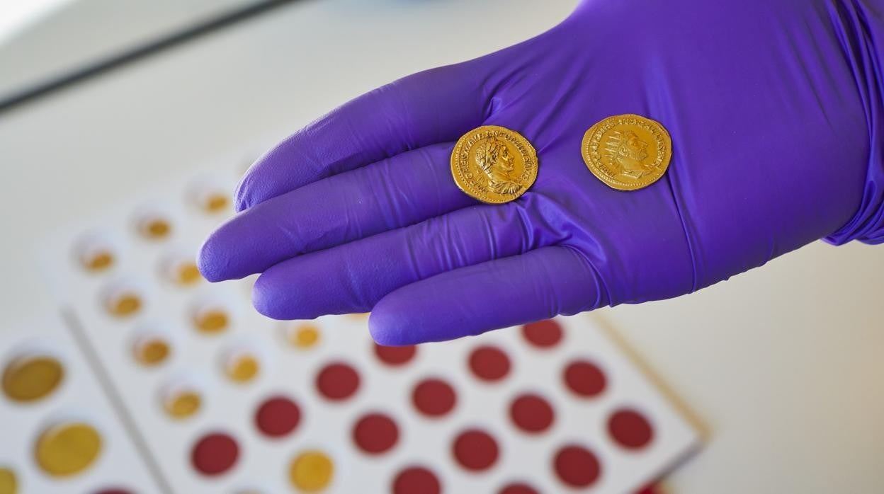 Parte de la colección de monedas romanas donada al MAN