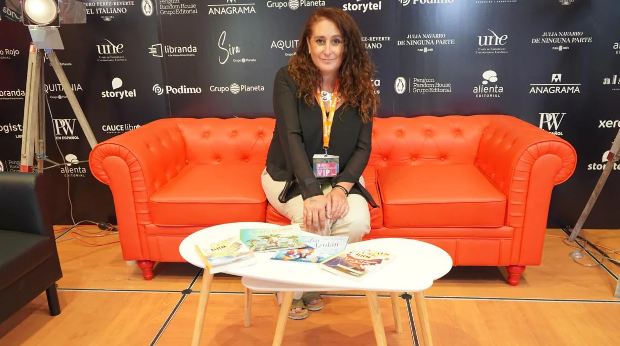 Mary Carmen Delgado en la pasada Feria del Libro de Madrid