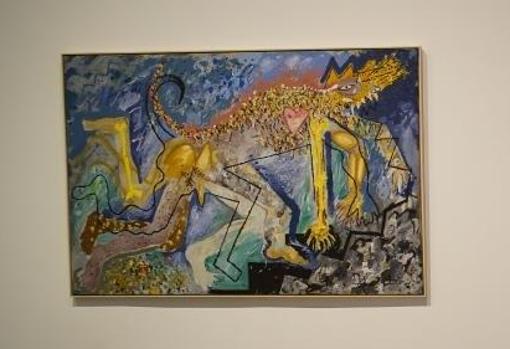 ‘Nu pujant escales’ (Desnudo subiendo unas escaleras), de 1981, de Miquel Barceló