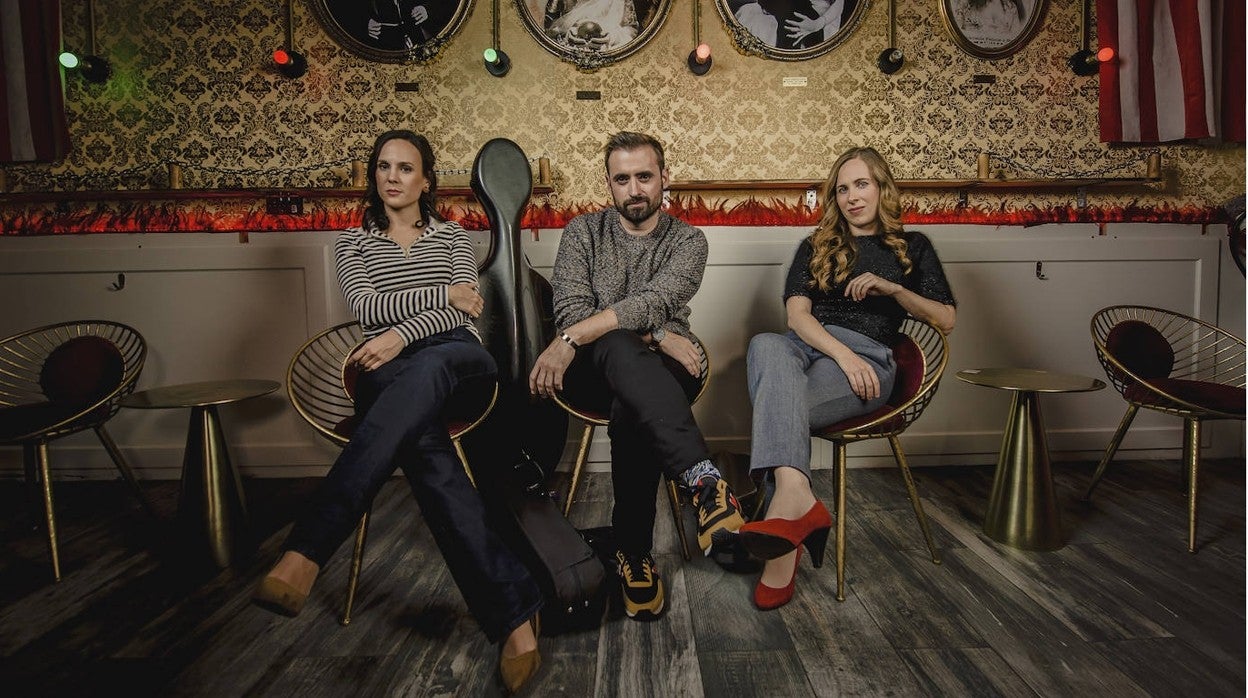 Los componentes de Concerto 1700 (de izquierda a derecha, Domingo, Pinteño y Juárez)