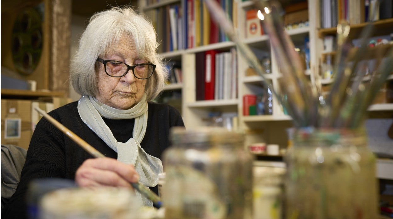 Villar, en su estudio en Madrid