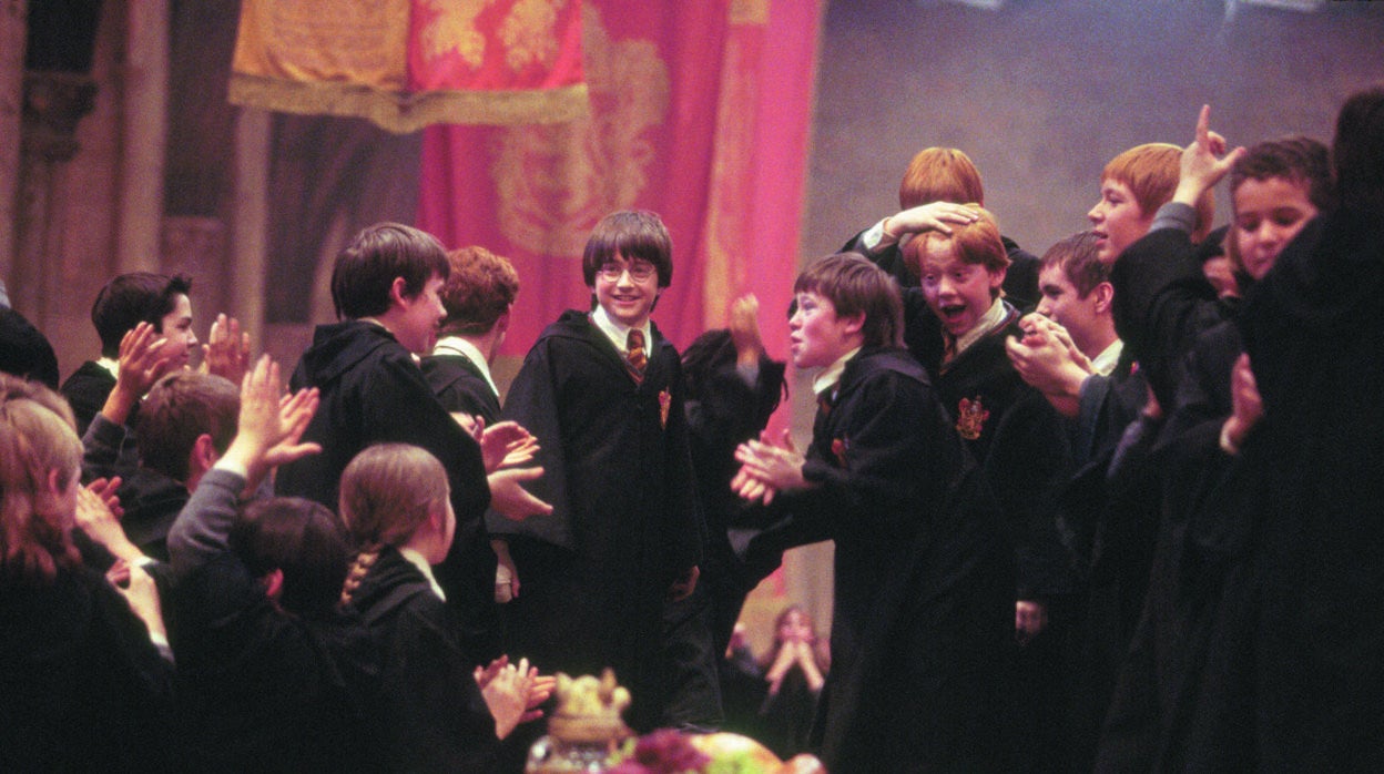 Una escena de la saga de Harry Potter llevada al cine