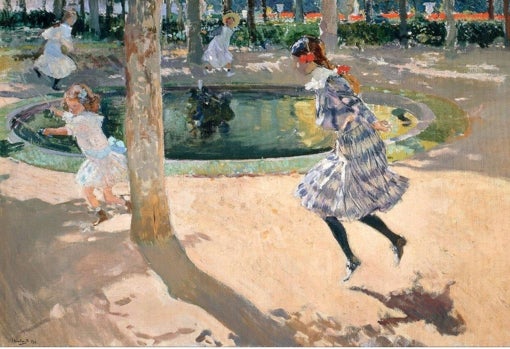 'Saltando a la comba. La Granja' (1907), de Sorolla