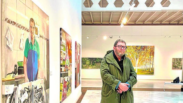 El pintor aragonés Pepe Cerdá expone sus paisajes y retratos