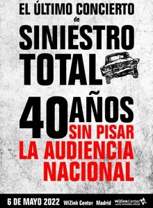 Siniestro Total se separa después de 40 años