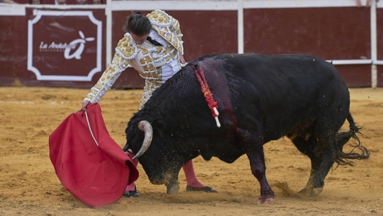 Lama de Góngora, toreando al segundo de la tarde