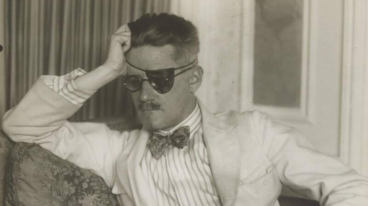 Retrato de James Joyce, con su mítico parche