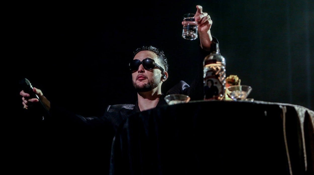 C. Tangana, durante el concierto del pasado sábado