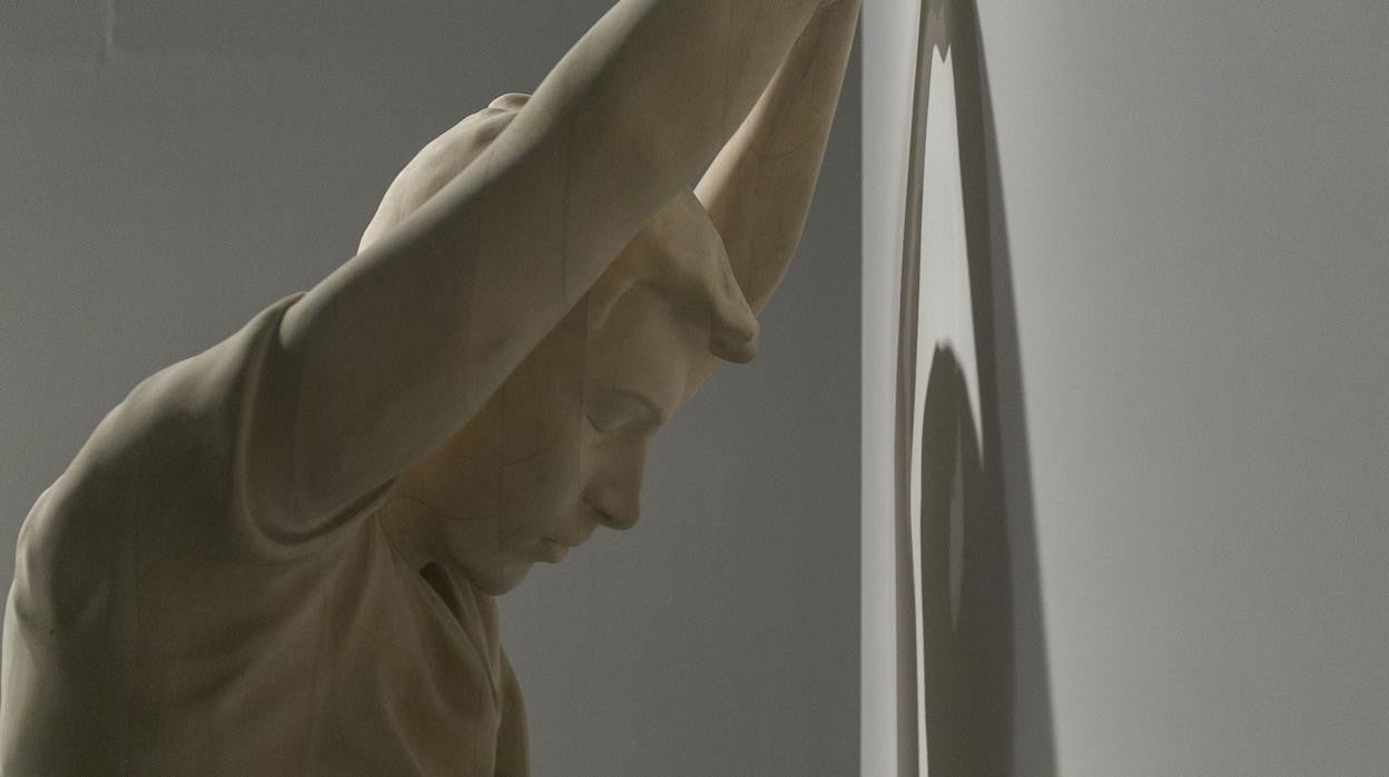 Sala de CentroCentro dedicada a la última exposición de Oriol Vilanova en Elba Benítez