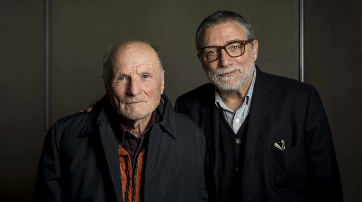 Antonio López y Jaume Plensa posan en el Museo del Prado para ABC Cultural