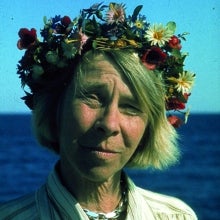 La escritora finlandesa Tove Jansson