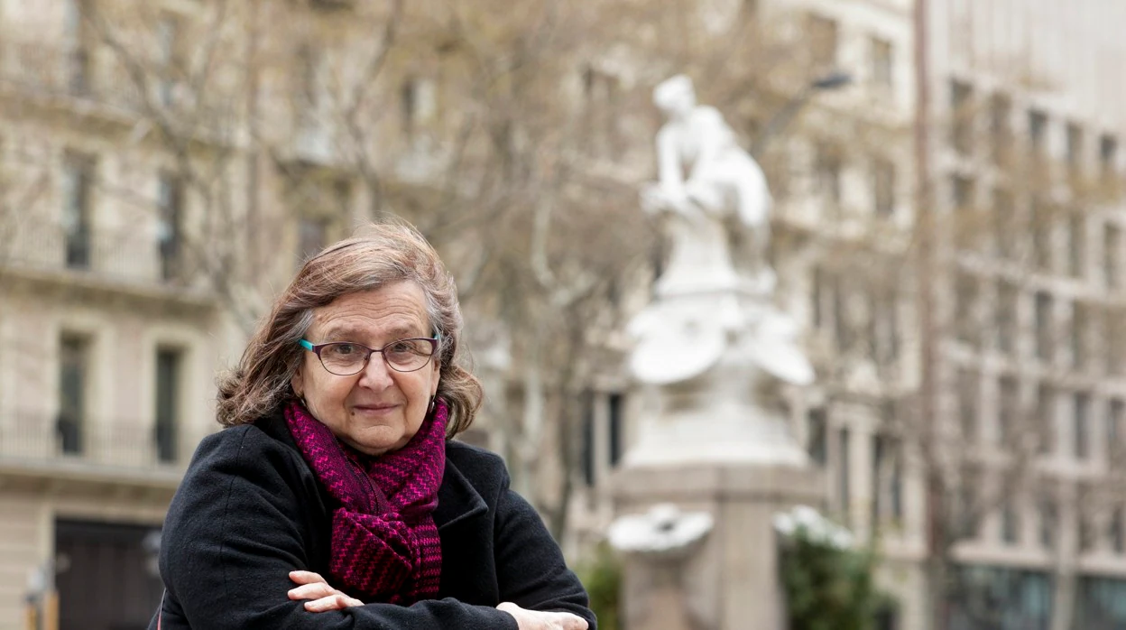 Clara Obligado, fotografiada en la Gran Vía de Barcelona