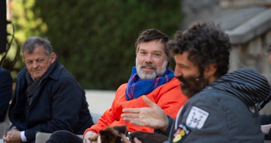 Wainwright y Weisbrodt, durante la rueda de prensa