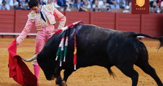 Cayetano, con el quinto toro