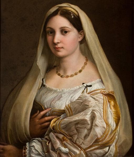 Rafael Sanzio. Dama velada. 1515. Palacio Pitti. Florencia