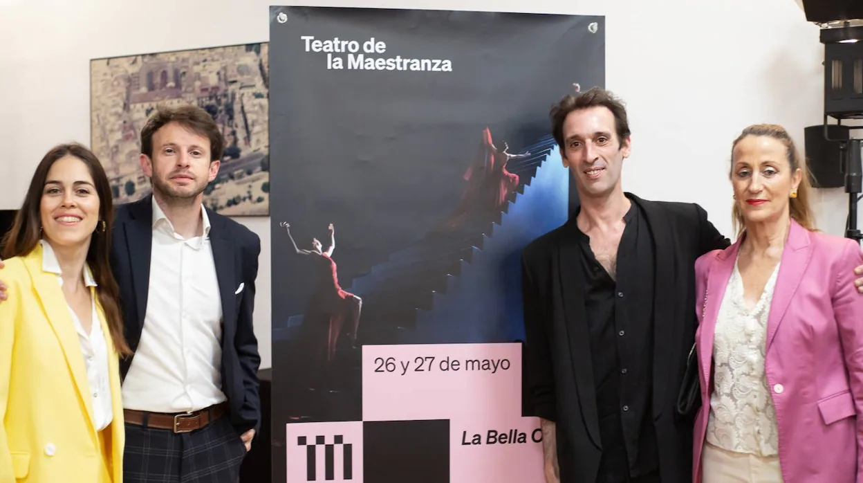 Patricia Guerrero, Manuel Busto, Rubén Olmo director del Ballet Nacional de España y Maribel Gallardo