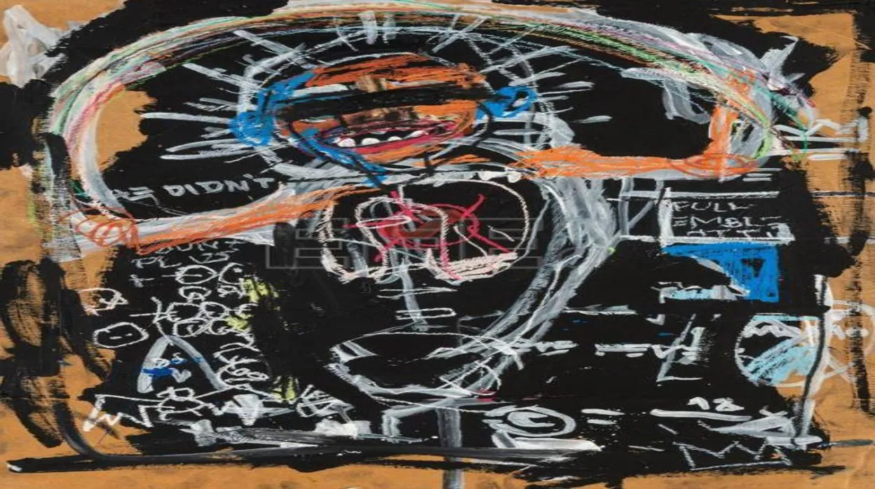 Pintura del artista Jean-Michel Basquiat