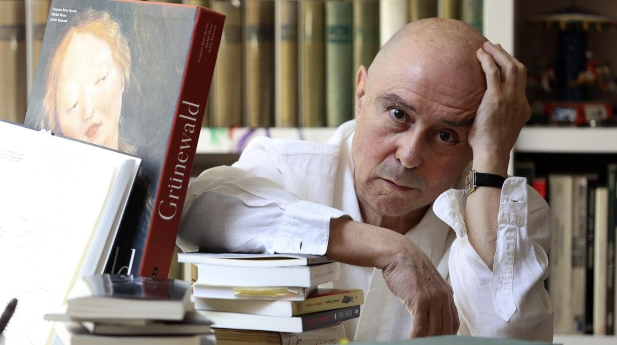 Gabriel Albiac, durante la entrevista