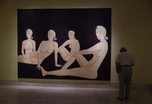 Alex Katz. 'Tracy', de 2006, en las salas del Thyssen
